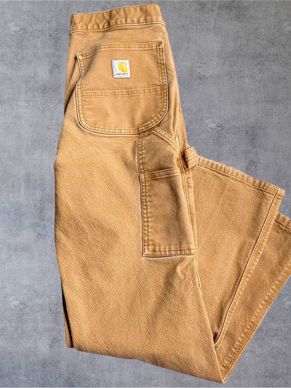 Carhartt Rugged Flex Work Pants Mens 31x30 Brown Duck Relaxed Utility Carpenter